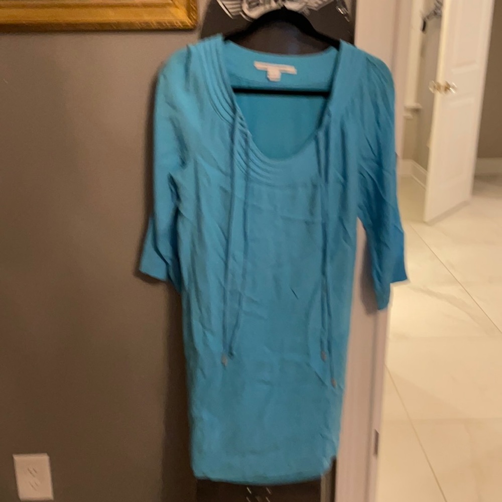 Diane Von Furstenberg Blue shift dress size 6